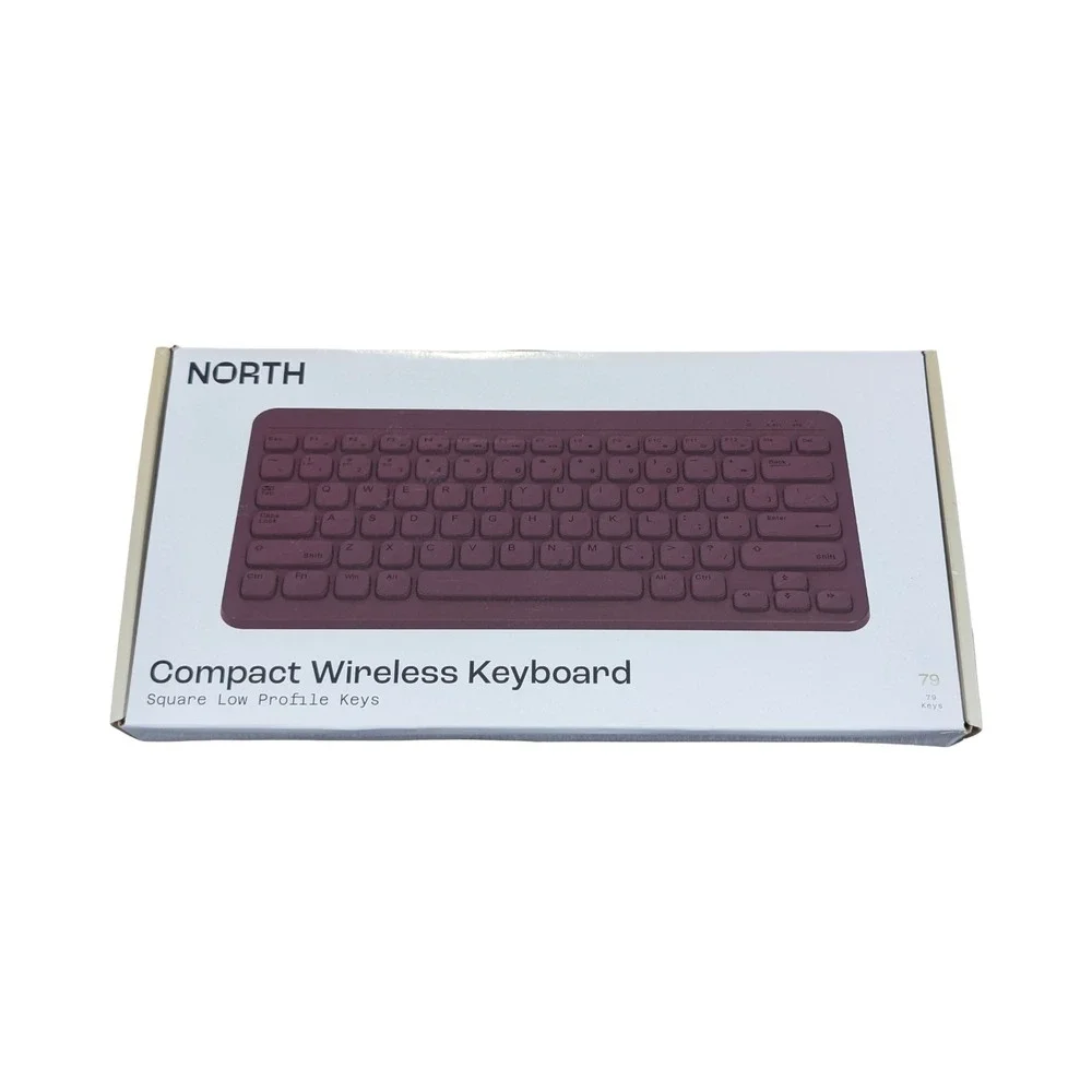 T5N North - Compact Square Key - Wireless Keyboard - QWERTY - Slim‎ - Brand New